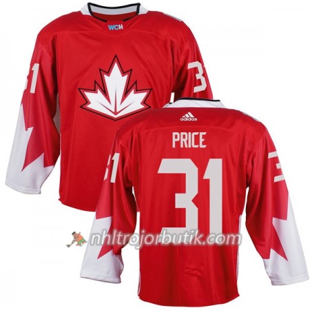 Kanada Tröja Carey Price 31 World Cup 2016 Röd